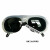 电焊护眼镜牛皮面具配套眼镜烧焊氩弧焊强光眼镜焊工眼镜 白镜-/-1张PC面罩+布松紧带