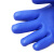 劳博士（LABORS) 蓝色耐油浸塑棉毛浸胶  磨砂手套防滑 加厚加大工业建筑工地耐酸碱劳保手套 加绒