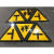 订制交通标志牌70三角慢字警示牌限速标牌道路反光标识牌铝板 注意右落石