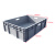 艺佳 加厚EU箱零件盒周转箱物料配件箱塑料五金工具盒 800*600*230mm