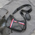 MOSPOKE2023新款包时尚小包简约皮质街头单肩包个性潮牌铆钉小挎包手机包 黑色-