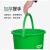 斯铂格 厨房垃圾桶 20L方形绿色室内带盖茶叶沥水桶手提厨余分类带滤网干湿分离桶