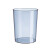 萨弗狄 圆形透明垃圾桶 大号21.5*27cm 橙色SLC223-016 1个价格3个起订
