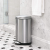 定制implhuman 厨房卫生间不锈钢脚踏板式垃圾桶4.610 4L 45L黑色感应
