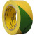 精选好货黄绿双色pvc警示胶带贴扁铁接地标识24cm厘米贴纸地面标 宽20mm*33米*2卷装