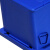 和一可塑HY03分隔式零件盒 塑料分割式物料盒 五金盒收纳整理元件箱 300*235*90备注蓝/灰（不含隔板）
