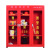 康迪普 微型消防站消防柜玻璃箱应急柜工具展示柜建筑工地柜消防器材全套 2400工地消防柜【左右】 0.8