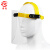 者也 头戴透明防护面罩 防溅油面屏 防粉尘防飞溅打磨面罩 电焊面罩 焊工面罩