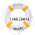 船用专业 加厚塑料儿童实心高浮力5556国标2.5kg游泳圈 地中海黄色大号