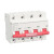 LIANCE 联测LCDB9-125 4P 80A过载短路保护器 低压小型断路器（单位：只） 红白色 AC230V