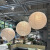 HAY丹麦设计 进口宣纸灯罩圆形灯笼客厅餐厅中式简约环保吊灯装饰 白色圆形L