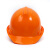 玦袂安达M型高强度PE安全帽工地劳保头盔 中国交建/江西铜业指定合作 M型PE橙色款 旋钮式帽衬