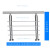 金日盛（FSJRS）楼梯扶手 栏杆304不锈钢护栏阳台别墅室内户外楼梯立柱穿拉丝护栏 单支精铸51圆管 高850mm