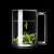 乐美雅钢化玻璃杯带把水杯泡茶杯玻璃杯子家用办公室绿茶杯 【钢化玻璃】450ml 2只装