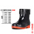 沸耐笙 FNS-22233 防水耐磨加厚劳保工作雨鞋水鞋 低筒黑色（皮口）44 1双