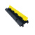 蓓尔蓝 线槽减速带 橡塑PVC电线保护槽 室内外过线板JXA0111 橡塑小二线槽100*24*4.5cm