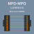 广昌兴（G.C.X）电信级光纤跳线MPO-MPO母头12芯 25米 OM4万兆多模低烟无卤40/100G光模块收发器用集束光纤线