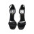 圣罗兰（YSL） 女士牛皮革YSL鞋跟一字带高跟鞋凉鞋 557679 0NPKK 1000 黑色 37