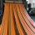 黄色帆布平胶带橡胶提升带工业传送带耐磨输送带机器传动带平皮带 2.5cm宽(每米)
