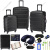 新秀丽（Samsonite）行李箱配件10件套20英寸24英寸 28英寸旅行箱套装E8ST683111041 2 Black