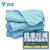 食安库（SHIANKU）超细纤维珍珠抹布 工厂药厂车间 无尘布不掉毛清洁毛巾 蓝色10条装（35*35cm）