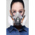 620P防毒面具钣金喷漆活性炭面罩720P防工业粉尘气体异味 620P七件套+10片过滤棉