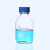 取样瓶 透明茶色棕色带刻度螺口蓝盖试剂瓶密封瓶实验室取样瓶玻璃样品瓶JYH 棕色250ml
