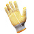 飓开 点塑手套 劳保手套 漂白十针防滑耐磨pvc点珠手套 单位：双 600g黄点塑 