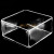 定制高石英池坩埚用方盒实验蒸发皿耐高温透光方槽方缸方方形方池 100*100*100mm