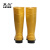 莱尔 R-11-19  耐酸碱防滑耐磨安全靴雨靴防护靴 黄色 45码 一双