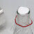 三角烧瓶锥形瓶封口膜 培养容器透气耐高温组培实验室封口膜 无菌 12*12cm 500张 膜直径1.6cm