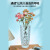 LISM玻璃花瓶摆件生产水培ins风大口径简约插花家居干花花瓶 lxhp17-30-4 0cm