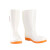 沸耐笙 FNS-04843 男士中筒白色食品卫生雨鞋 食品厂用白色食品PVC胶鞋 白色 40 双