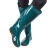 沸耐笙 XJY-121 PVC防水过膝塑胶平跟雨鞋 43cm军绿36 1双
