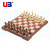 友邦UB木塑国际象棋磁性棋子便携折叠棋盘3020L大号