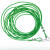 筑华工品 绿色包塑钢丝绳套装 5mm粗12米长（全套配件包） 单位：件