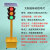 广东红绿灯太阳能可移动式道路三色升降指示灯交通施工临时信号灯 20012型四面3灯30瓦