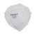 霍尼韦尔（Honeywell）N95口罩 NIOSH认证防飞沫粉尘雾霾头戴式无阀50只装