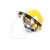 品舵（PINDUO）电焊防护罩安全帽面罩焊工专用防护面罩防烤护全脸焊帽头戴式面具 单独屏【黑色】