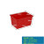 塑料水箱方桶长方形蓄水储物箱加厚泡瓷砖水槽水桶服装厂大号大容 50K红色487*343*258mm