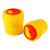 标燕（十件起购）【圆形8L】黄色塑料垃圾桶圆形一次性 医疗利器盒 锐器桶BYLJT-13