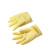 久臻 耐酸碱工业乳胶橡胶手套加厚牛筋 保洁洗车手套 乳胶原色（4A乳胶手套 ） 大号