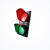 200300400型 LED交通道路信号红绿指示灯满屏箭头行人十字路口灯 300型红叉绿箭信号灯220V三根线