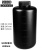 NIKKO试剂瓶塑料瓶样品瓶HDPE瓶圆形方形黑色遮光防漏50-2000ml 2000ml圆形窄口带刻度