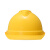 梅思安/MSA V-Gard-500 PE豪华型一指键帽衬V型有孔安全帽施工建筑工地防撞男女头盔黄色 1顶装 企业专享