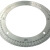 WH刻度盘圆圈金属测量角度器度量手轮固定盘圆盘不锈钢圆尺130x92x1定制 外径130/内径92/厚1/A034