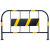 飓程 铁马护栏 道路交通施工移动临时围栏 警示隔离栏 红白带牌-1.2*2m 单位：件