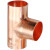 恒森空调等径铜三通 冷库冷水机组焊接6-54mm紫铜配件 铜连接头 T型三通3分/9.52MM 等径承口0.8