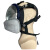 晋广源 CF01全面罩自吸过滤式防毒面具 01球形面罩黑色+配3号滤毒盒七件套