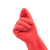 冰禹 BYlf-645 防滑耐磨劳保手套 家务清洁手套 38cm红色长款乳胶 M码（1双）